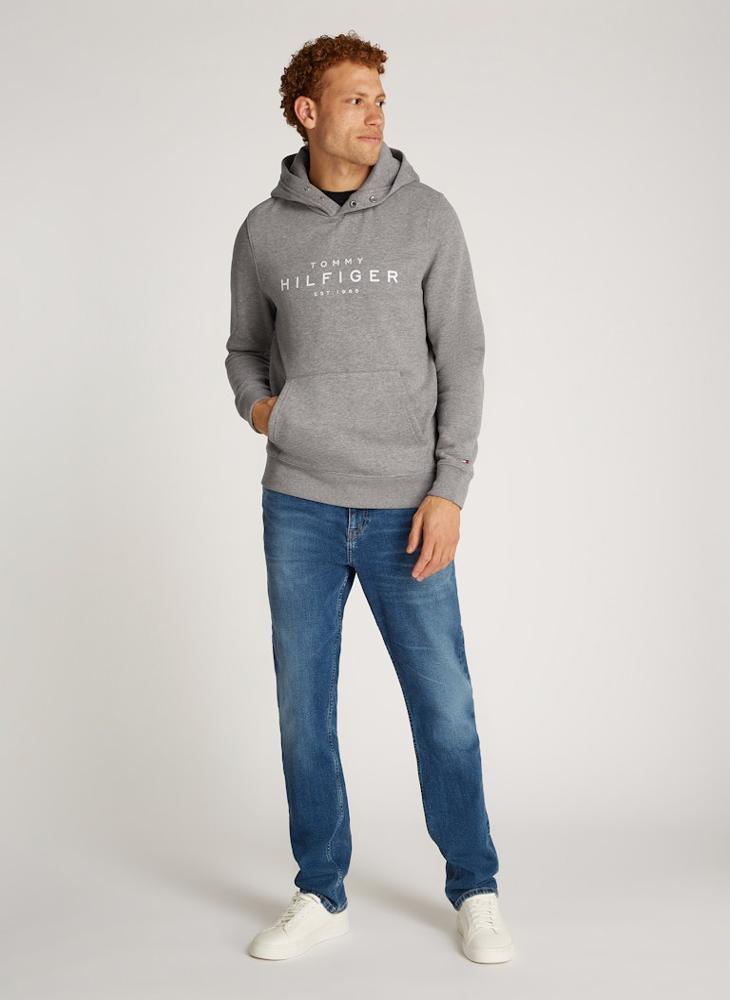 Graphic Print Pull Over Hoodie