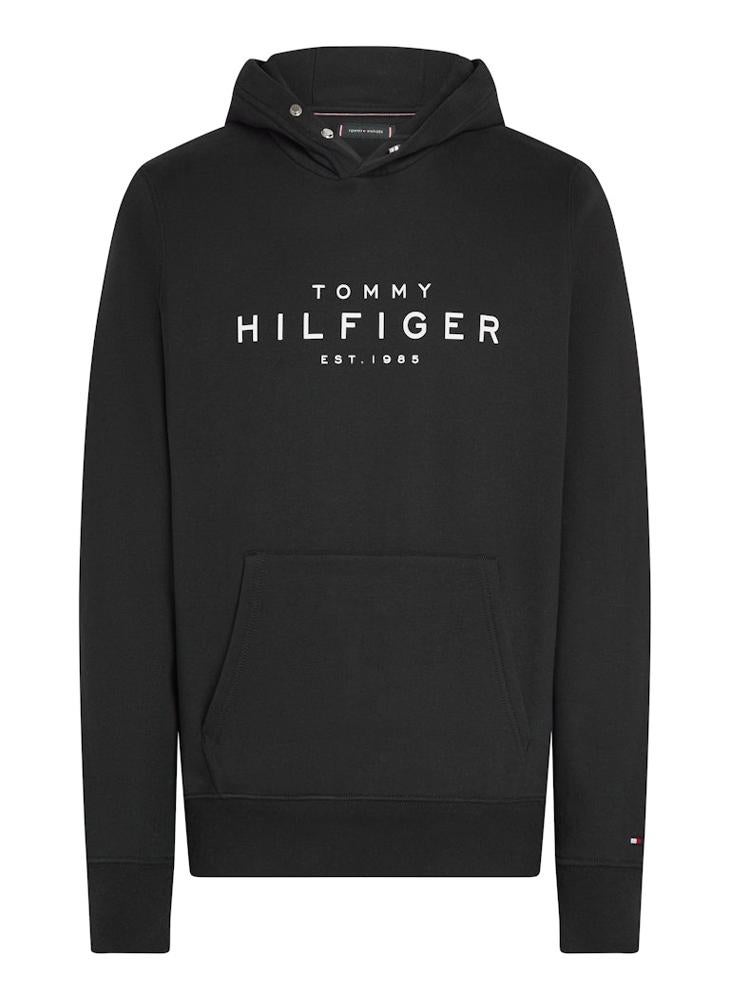 Graphic Print Pull Over Hoodie