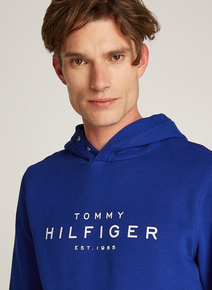 Graphic Print Pull Over Hoodie