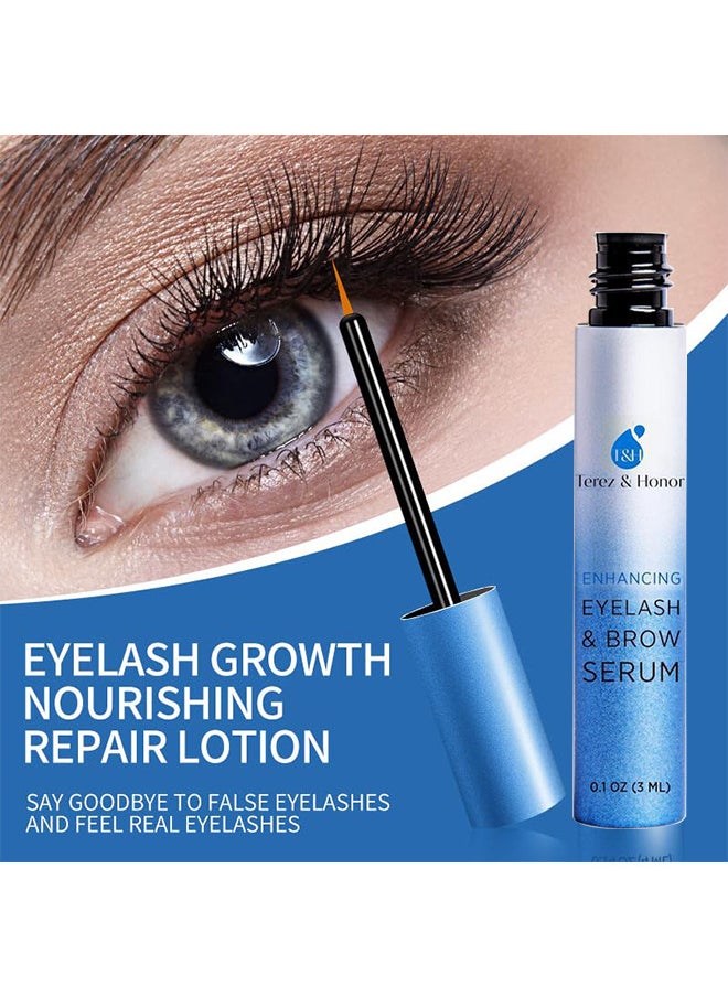 Enhancing Eyelash And Brow Growth Serum 3ml, Eyelash Enhancing Serum, Appearance of Longer And Thicker Eyelashes, Enhances And Protect Against Breakage, Improving Flexibility