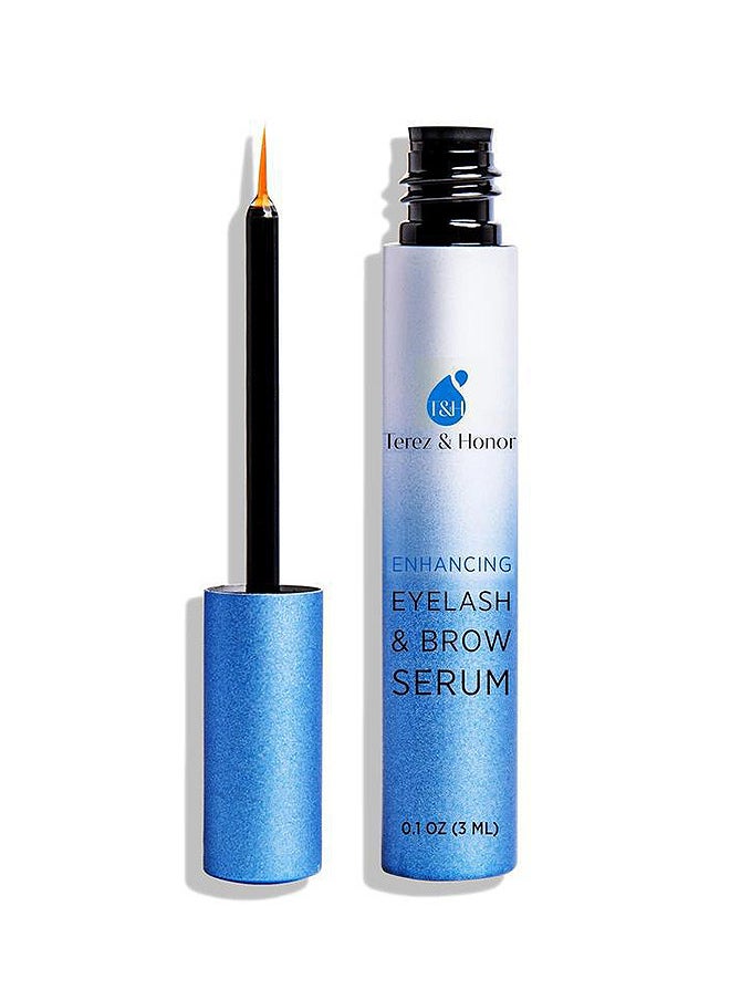 Enhancing Eyelash And Brow Growth Serum 3ml, Eyelash Enhancing Serum, Appearance of Longer And Thicker Eyelashes, Enhances And Protect Against Breakage, Improving Flexibility