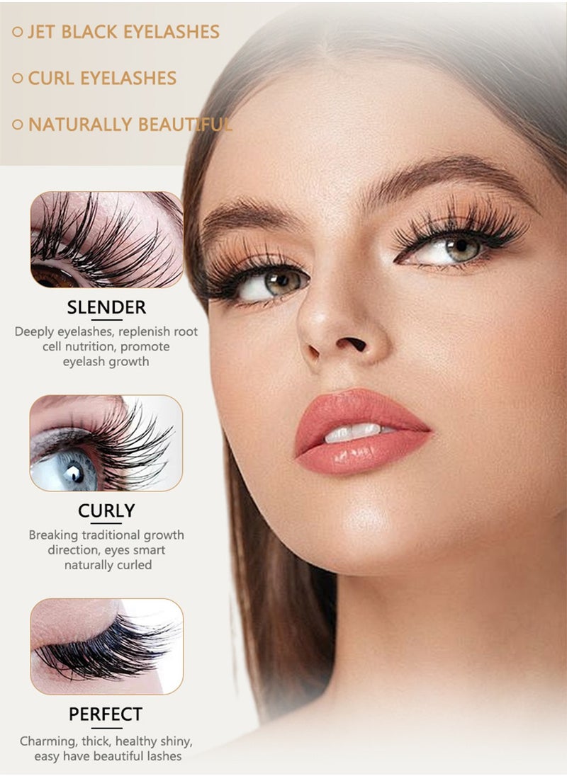 Advanced Eyelash Growth Serum for Lashes & Brows: Premium Lash Enhancer for Natural Thicker and Longer Lashes – Booster for Enhanced Eyelash Thickness 3ml