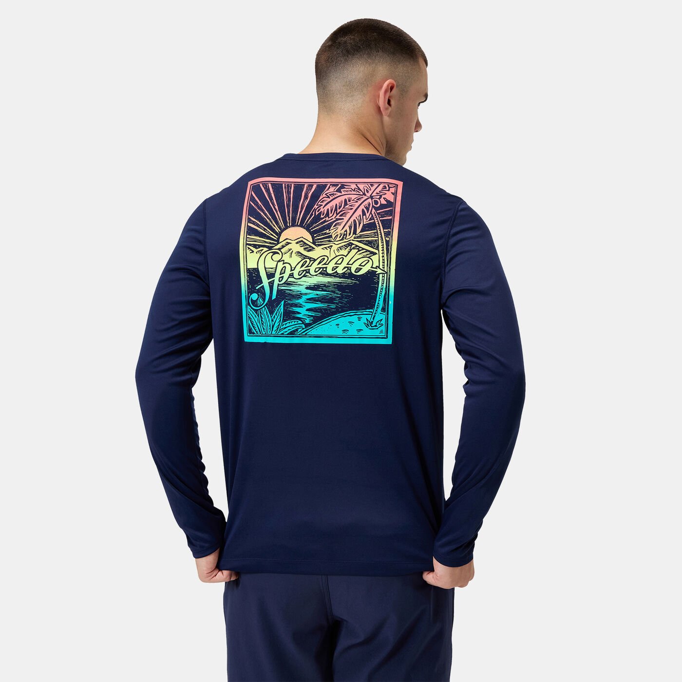 Men's Graphic Swimming T-Shirt