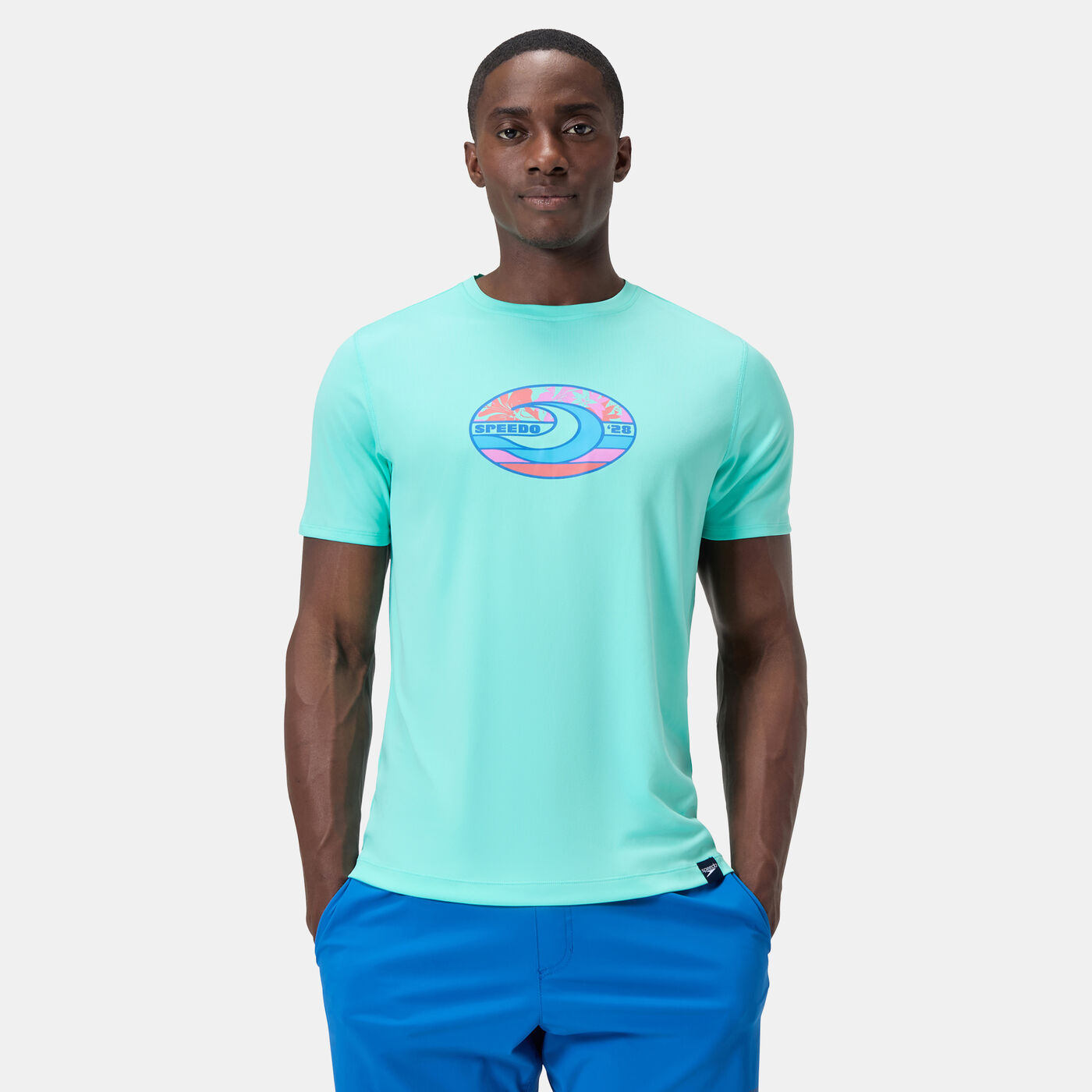 Men's Graphic Swimming T-Shirt