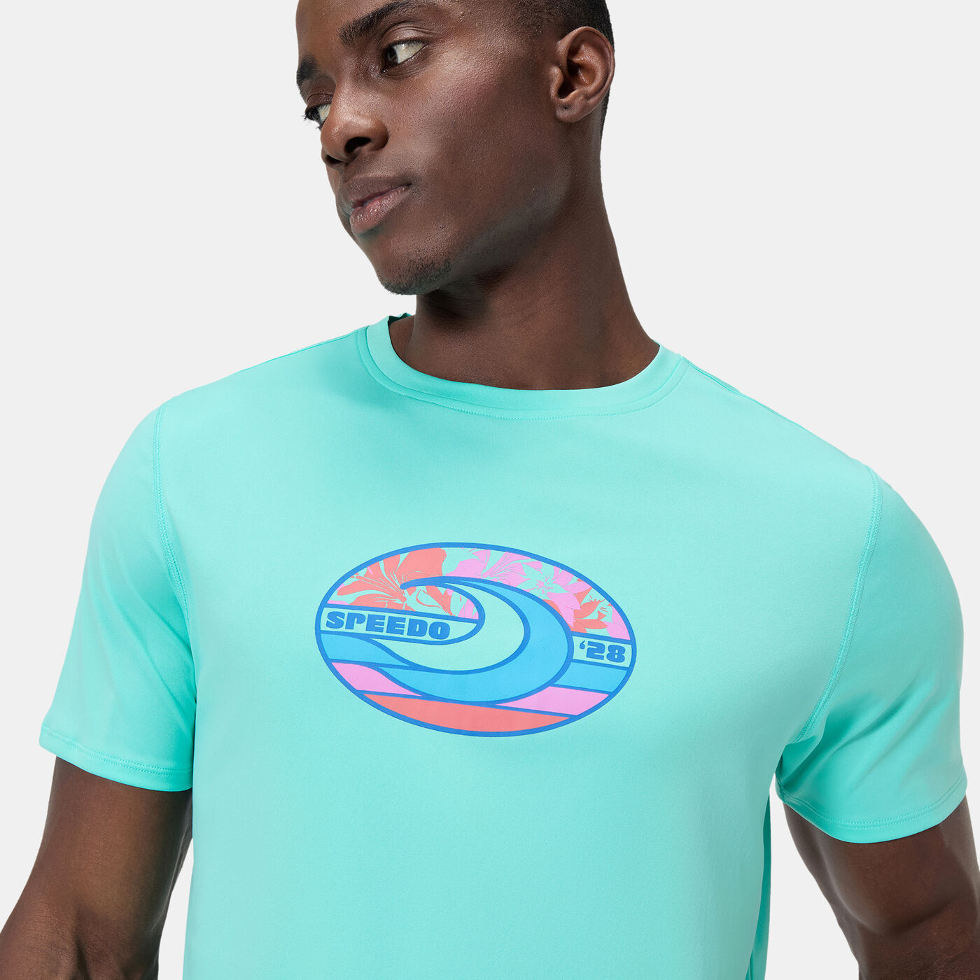 Men's Graphic Swimming T-Shirt