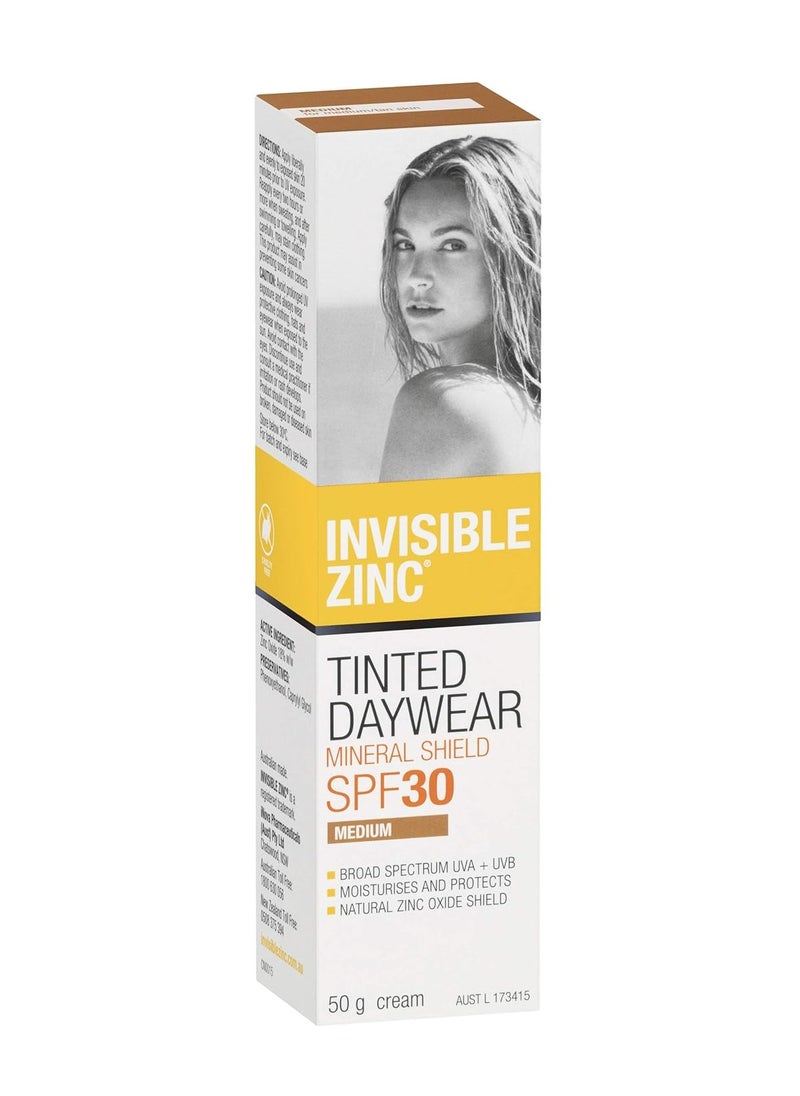 Invisible Zinc Tinted Daywear (Medium) SPF 30+ UVA-UVB 50g