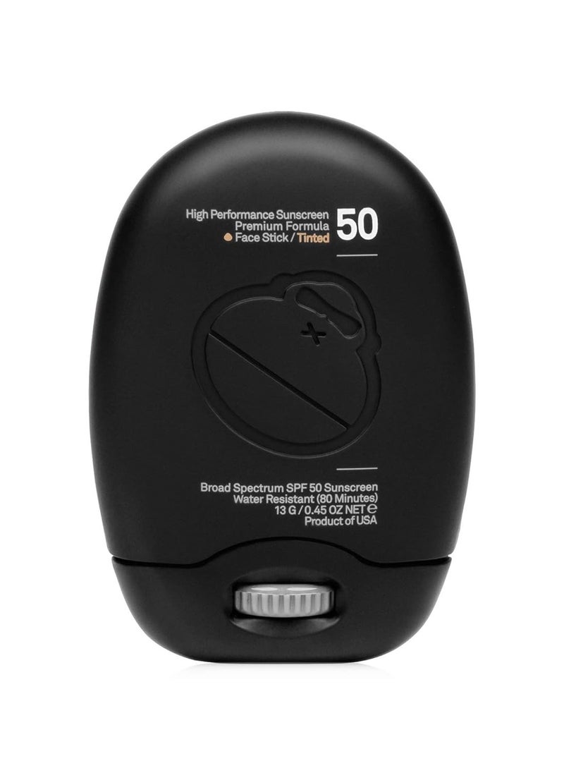 Sun Bum Signature SPF 50 Tinted Sunscreen Face Stick | Vegan and Hawaii 104 Reef Act Compliant (Octinoxate & Oxybenzone Free) Broad Spectrum UVA/UVB Sunscreen | .45 oz