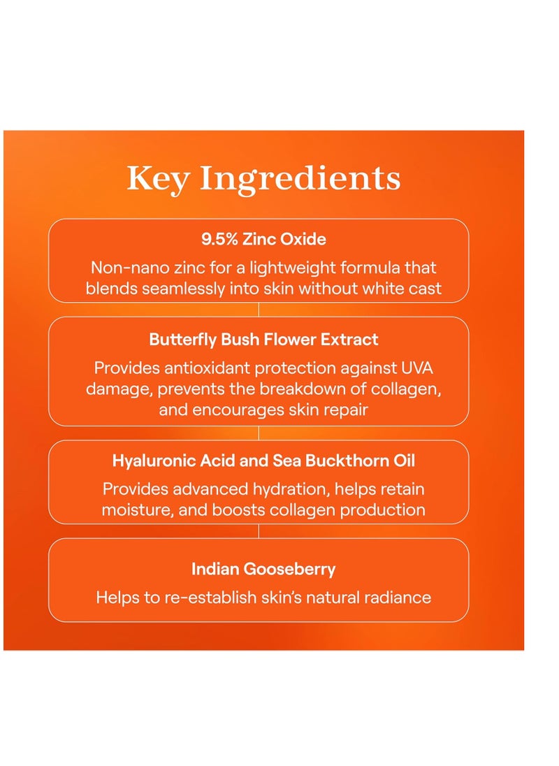 Live Tinted Sunscreen Hueguard Skin Tint SPF 50 - Tinted Mineral Sunscreen with Light-Medium Buildable Coverage With a Hydrating and Radiant Finish - Water and Sweat Resistant, 1.35 fl oz - Shade 08