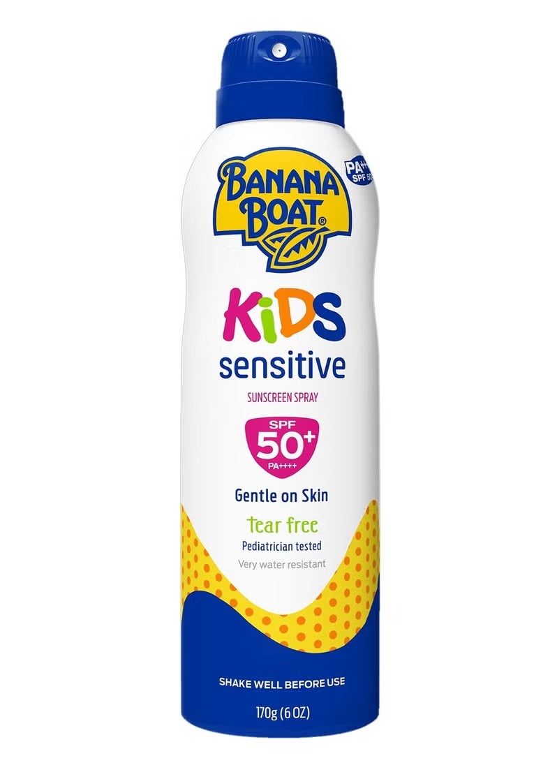 Kids Sensitive Sunscreen Spray SPF 50+ Gentle on Skin 170g