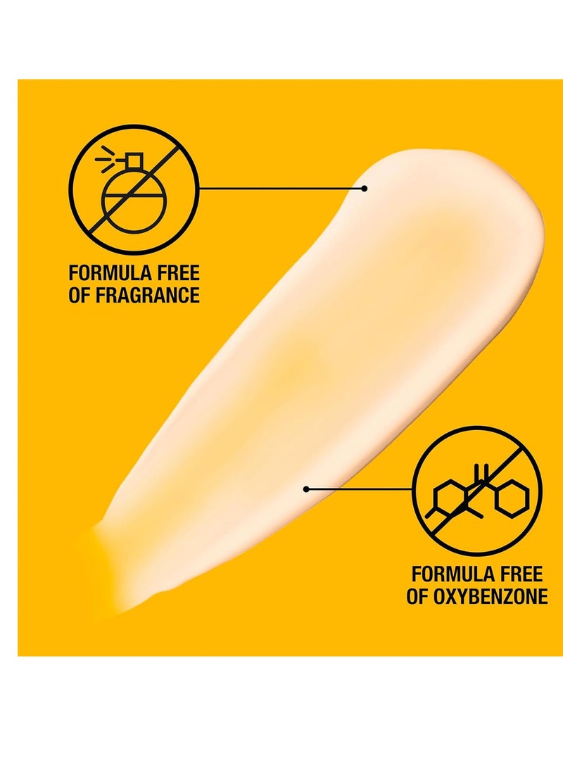 Neutrogena Invisible Daily Defense Face Sunscreen + Hydrating Serum with Broad Spectrum SPF 60 & Antioxidants to Help Skin Glow, Oil-Free, Fragrance Free 1.7 fl. ozFluid Ounce