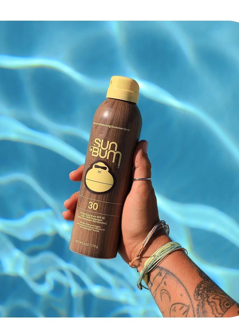 Sun Bum Sun Bum Original Spf 30 and 50 Sunscreen Spray Vegan and Reef Friendly (octinoxate & Oxybenzone Free) Broad Spectrum Moisturizing Uva/uvb Sunscreen With Vitamin E 2 Pack