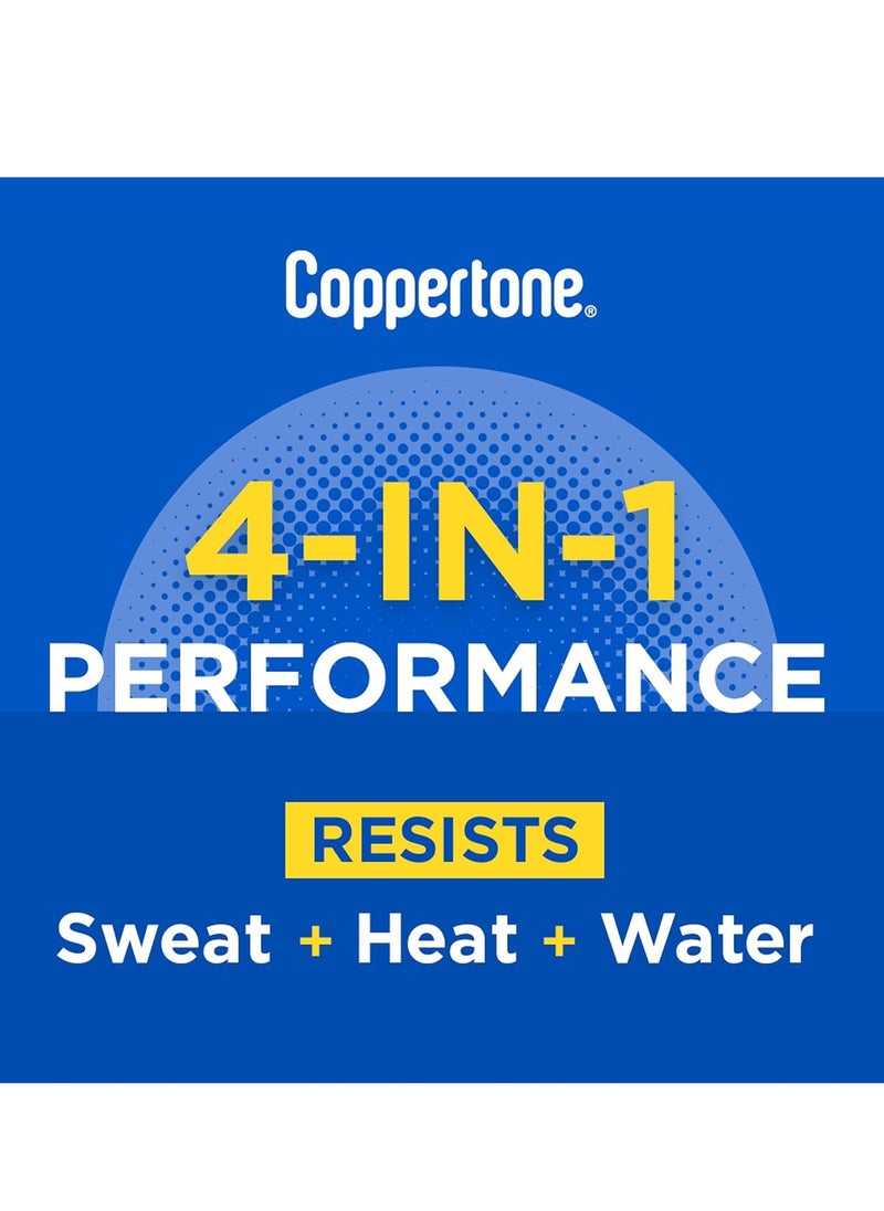 Coppertone SPORT Sunscreen SPF 30 Lotion, Water Resistant Sunscreen, Body Sunscreen Lotion, 7 Fl Oz