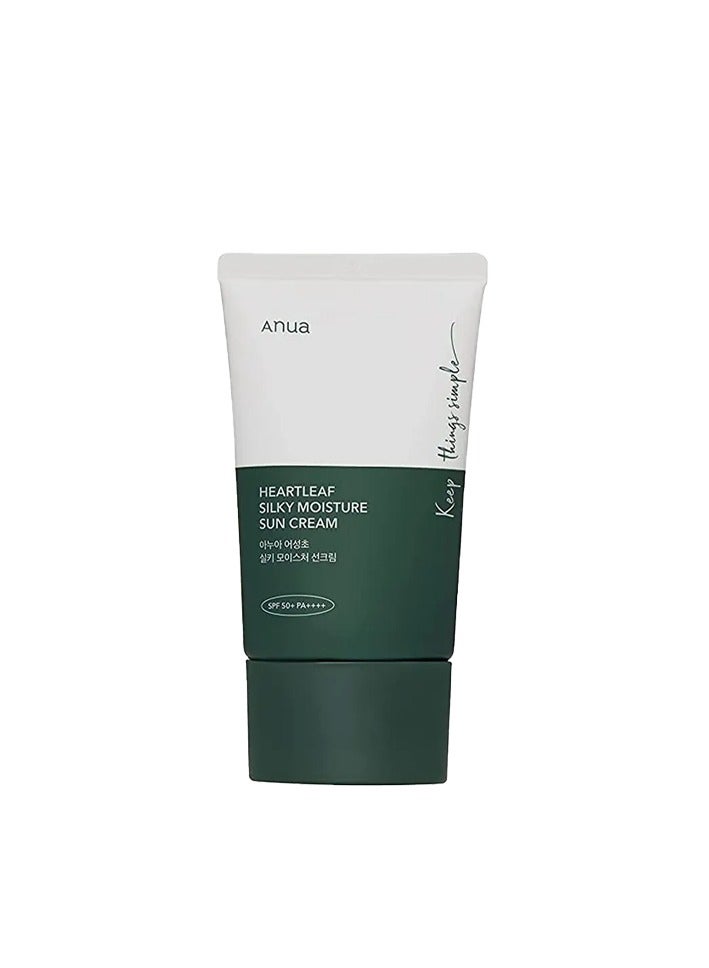 Heartleaf Silky Moisture Sun Cream Green 50 MLml