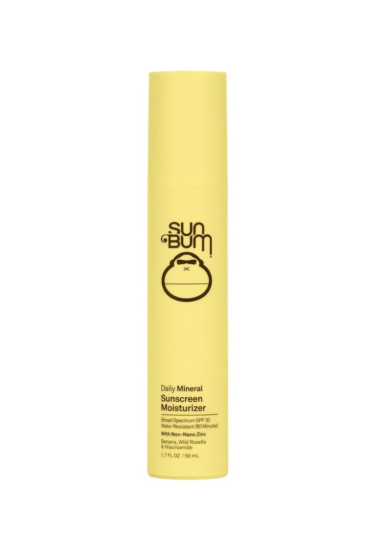 Skin Care SPF 30 Daily Mineral Sunscreen Face Moisturizer | Broad Spectrum UVA/UVB Facial Sunscreen with Niacinamide, Lightly Tinted | 1.7 Fl oz