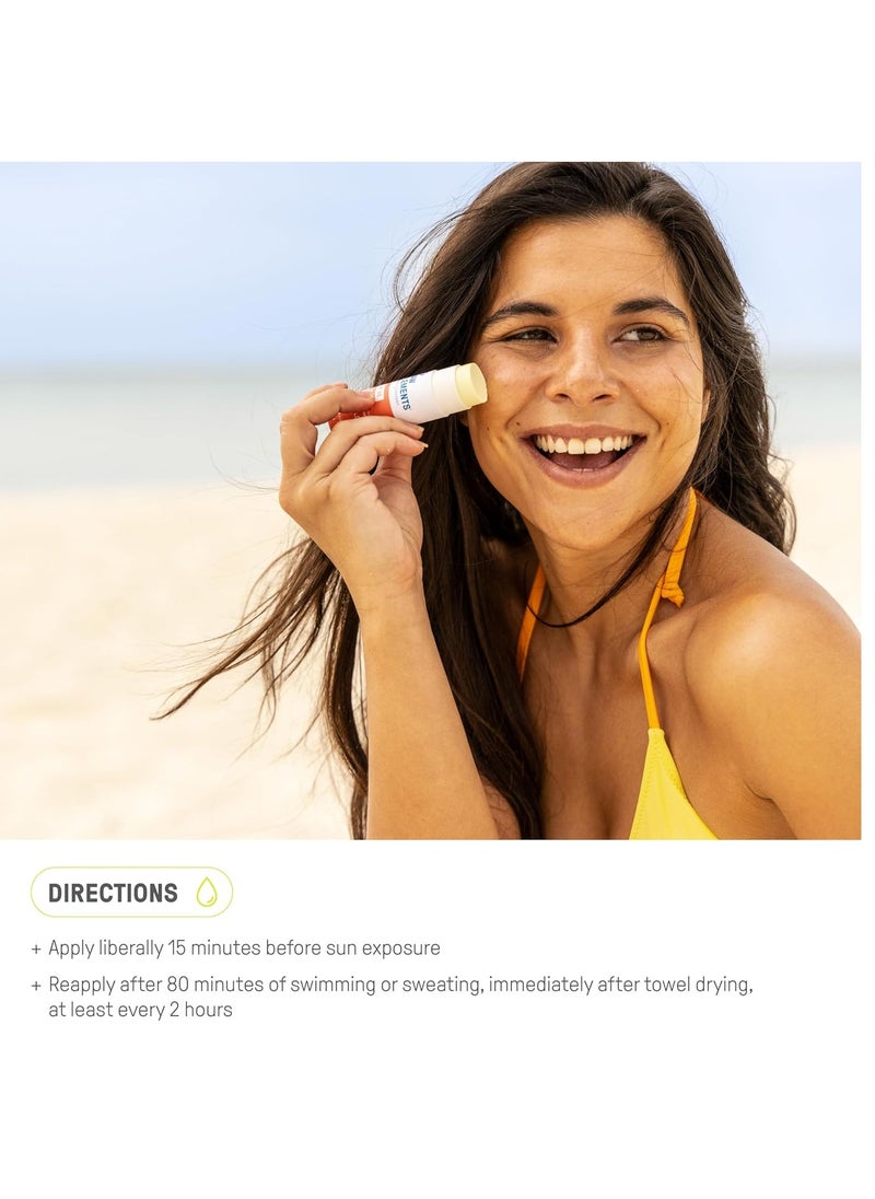 Raw Elements Ocean Ramsey World Reef Day Organic Sunscreen Stick SPF 30, Non-Nano Zinc Oxide, Reef-Safe, Cruelty-Free, Moisturizing, Zero Waste Tube, 1 oz