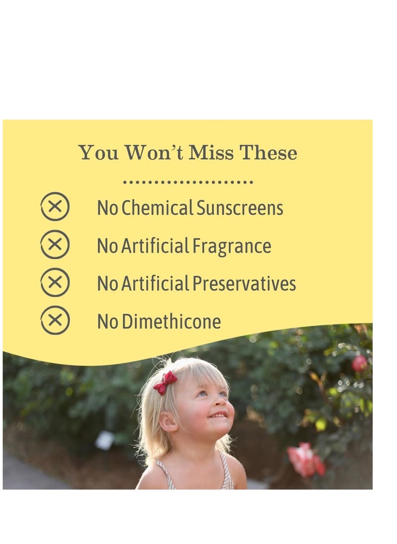 Earth Mama Baby Face Mineral Sunscreen Stick SPF 40 | Reef Safe, Non-Nano Zinc, Natural Water Resistant Sun Cream for Babies, Kids & Adults 0.74-Ounce, 3-Pack