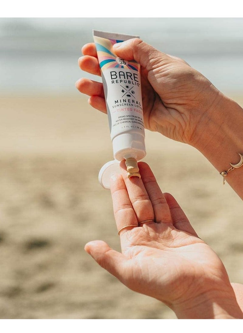 SPF 30 Matte Face Lotion Tinted + Mineral Face SPF 70 (2-pack)