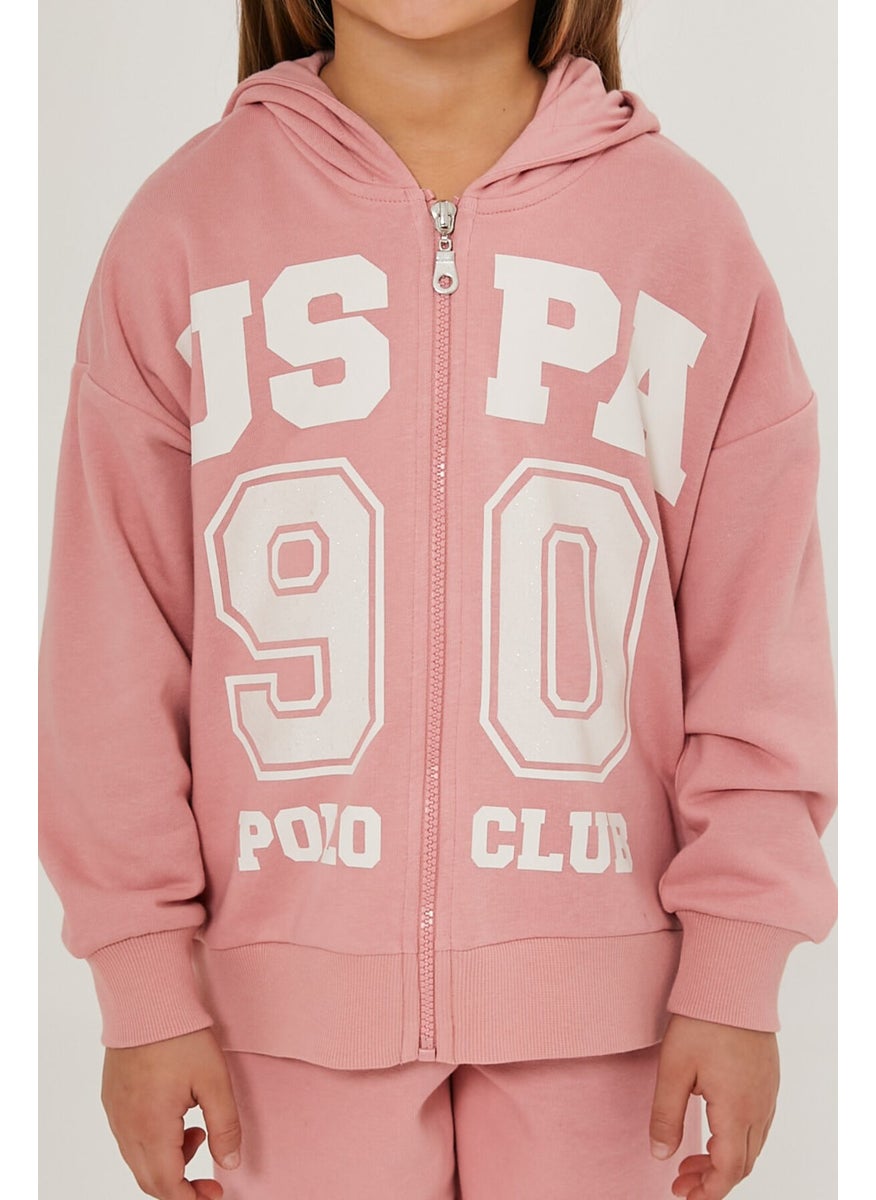 BASE. Polo Assn. Naive Pink Girl's Tracksuit Set