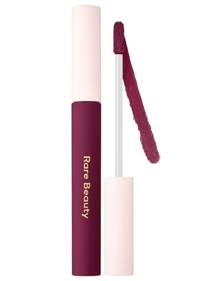 Rare Beauty by Selena Gomez Lip  Soufflé Matte Cream Lipstick in  Strengthen - Dark Cool Red - 3.9ml