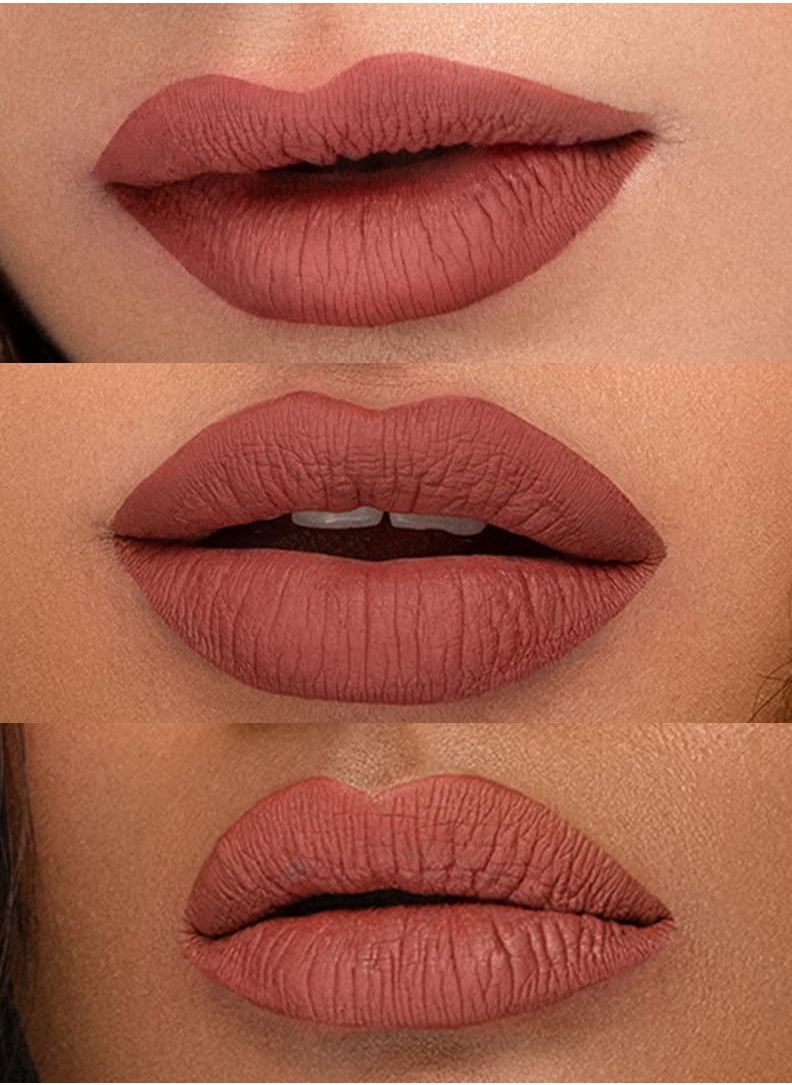 SUGAR Cosmetics - Smudge Me Not - Liquid Lipstick - 12 Don Fawn (Yellow Brown) - 4.5 ml - Ultra Matte Liquid Lipstick, Transferproof and Waterproof, Lasts Up to 12 hours