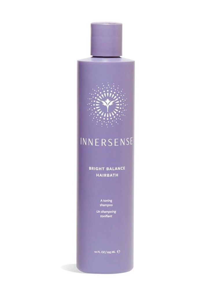 INNERSENSE Organic Beauty - Natural Bright Balance Purple Toning Hairbath | Non-Toxic, Cruelty-Free Haircare (10 fl oz | 295 ml)
