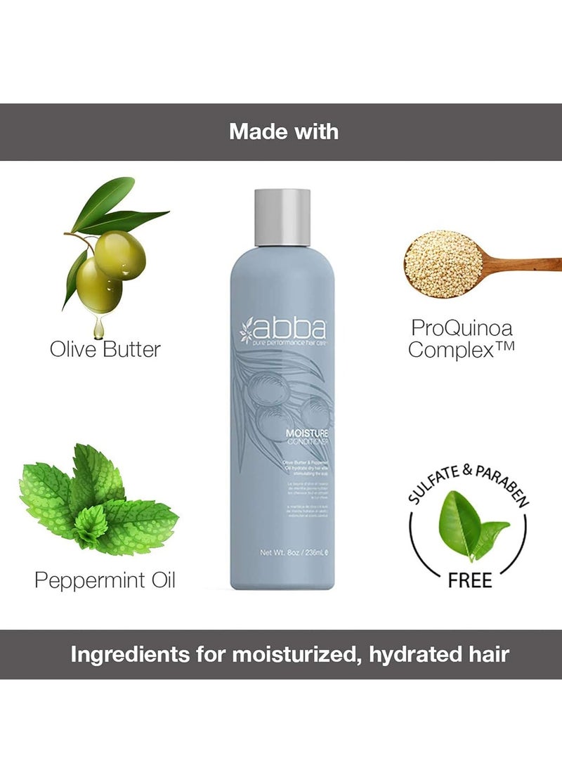 ABBA - Pure Moisture Shampoo - Olive Butter & Peppermint Oil