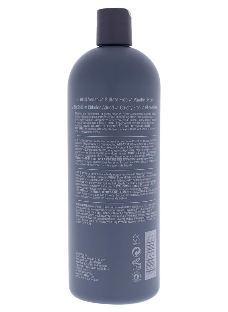 ABBA - Pure Moisture Shampoo - Olive Butter & Peppermint Oil