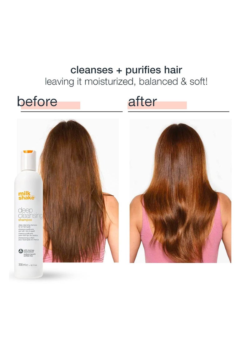 milk_shake Deep Cleansing Shampoo - SLES Free Deep Cleaning Shampoo to Remove Buildup