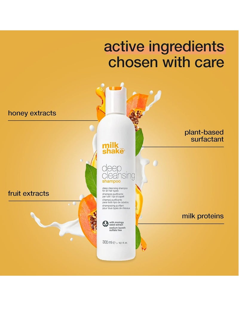 milk_shake Deep Cleansing Shampoo - SLES Free Deep Cleaning Shampoo to Remove Buildup