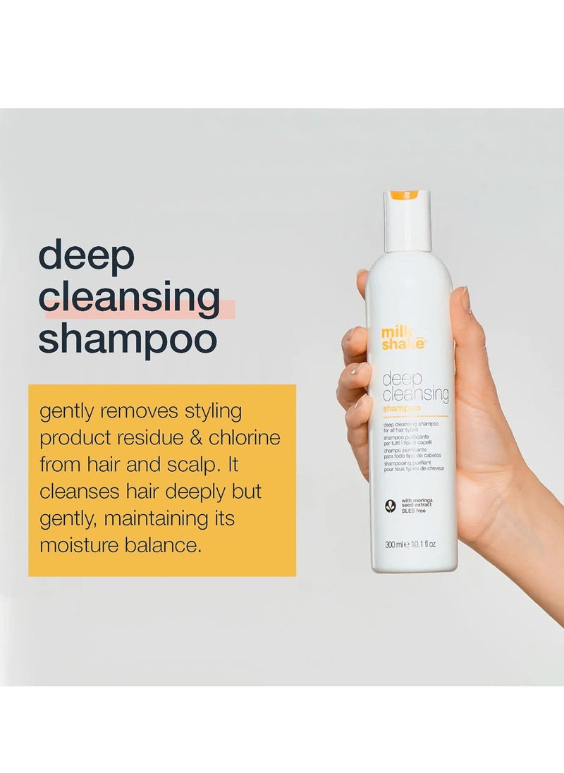 milk_shake Deep Cleansing Shampoo - SLES Free Deep Cleaning Shampoo to Remove Buildup