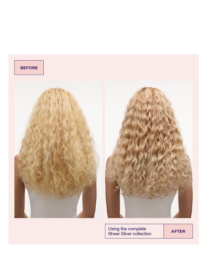 Maria Nila Sheer Silver, Neutralizes Golden Shades, Violet Pigments Gives Cool Tone, 100% Vegan & Sulfate/Paraben free