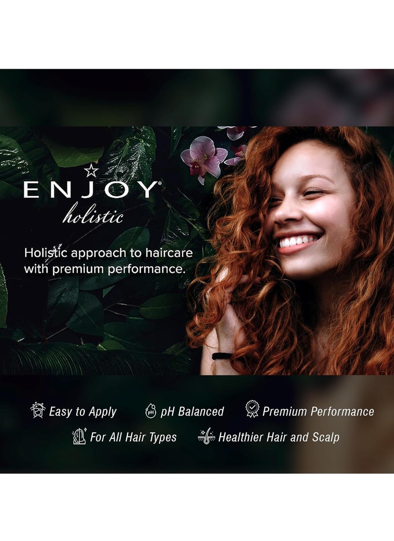 ENJOY Holistic Volume Shampoo, pH 5.0 - 6.0, For All Hair Types, Shampoo For Color Treated Hair, Shampoo for Men and Women, Curly Hair Shampoo - 33 Oz