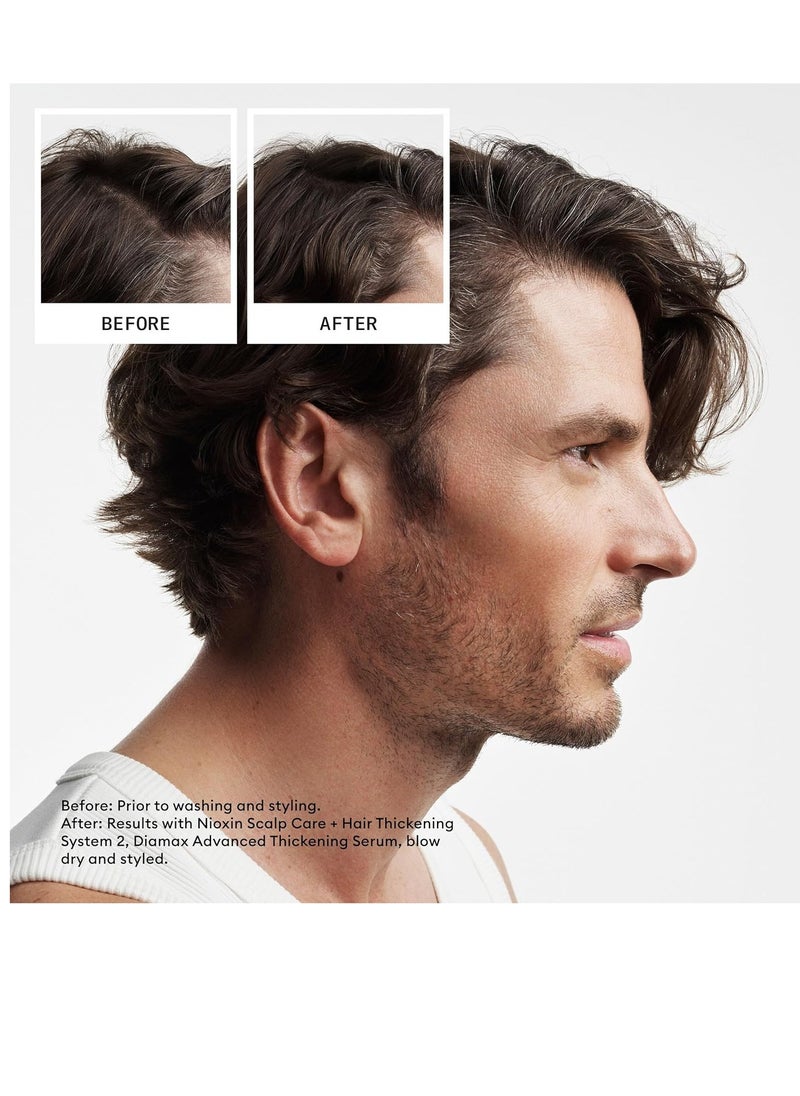 Nioxin System 2 Scalp + Hair Thickening Shampoo For Natural Hair with Progressed Thinning Boost Hair Density with Niacinamide & Biotin