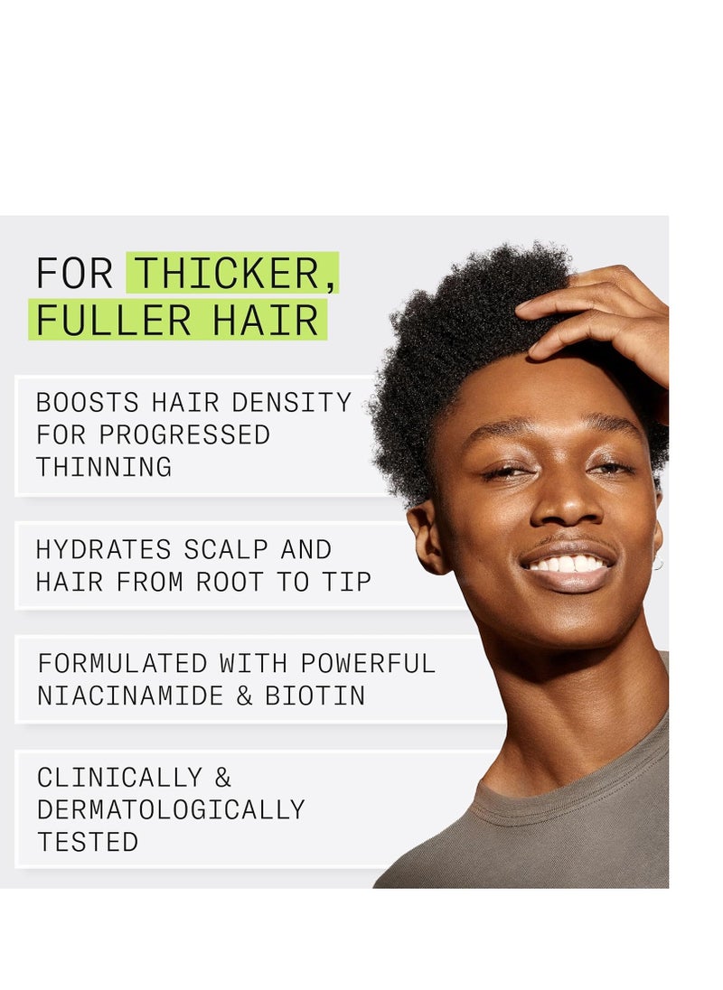 Nioxin System 2 Scalp + Hair Thickening Shampoo For Natural Hair with Progressed Thinning Boost Hair Density with Niacinamide & Biotin
