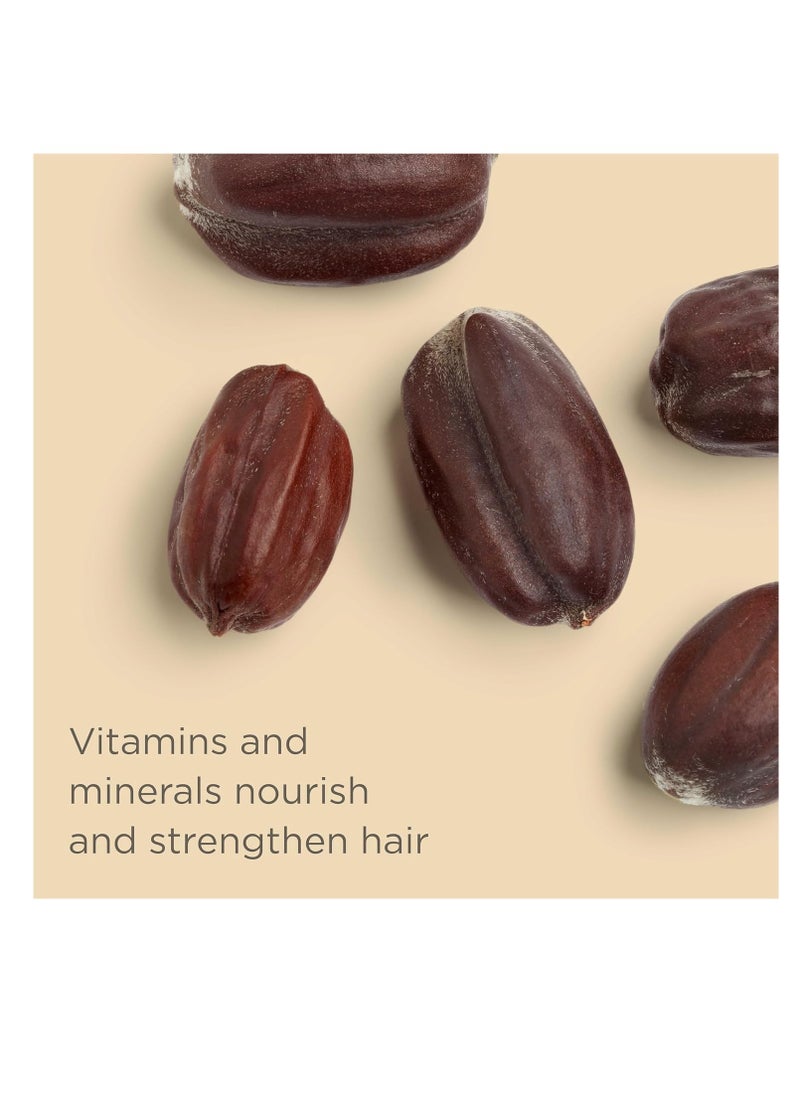 Hairitage Gentle Daily Moisture Shampoo and Conditioner Set - Split End + Bond Strengthening for Dry, Damaged Hair with Jojoba Oil - Anti-Frizz and Color Safe - Cherry + Amber Scent (13oz. 2-pack)