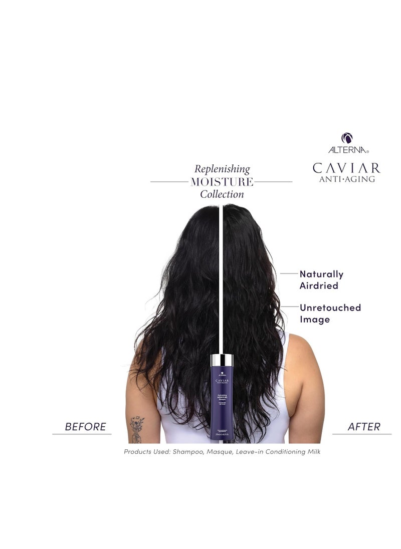 CAVIAR Anti-Aging Replenishing Moisture Shampoo | For Dry, Brittle Hair | Protects, Restores & Hydrates | Sulfate Free