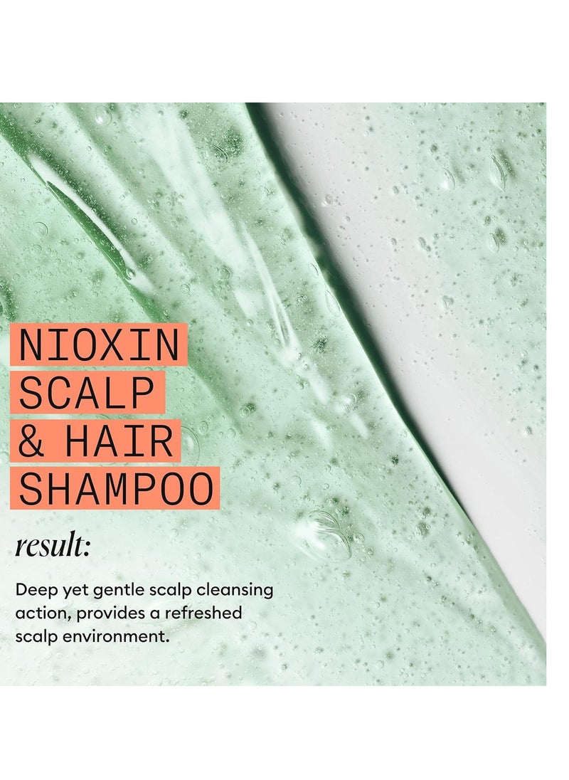 Nioxin System 4 Scalp + Hair Thickening Shampoo For Colored, Dry, & Damaged Hair with Progressed Thinning Maintain Vibrant Color Nourish & Boost Hair Density with Niacinamide & Biotin