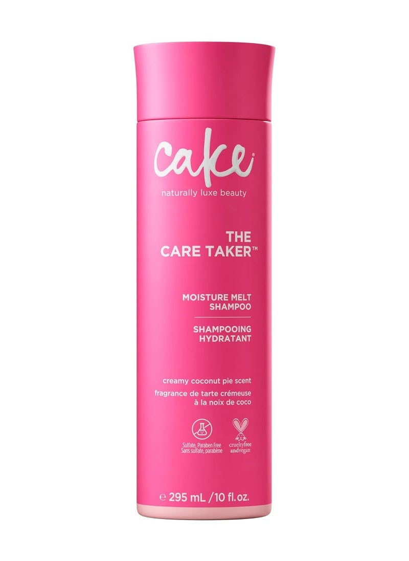 Cake Beauty Moisturizing Shampoo, The Care Taker – Hydrates and Replenishes Dry Hair – With Coconut Water, Hyaluronic Acid & Shea Butter - For All Hair Types - 10 fl oz
