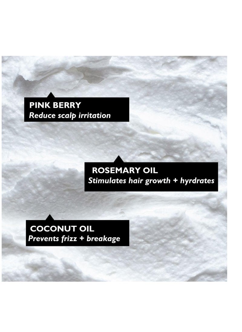 UpCircle Shampoo Crème with Rosemary Oil + Pink Berry 3.52oz – Gentle Formulation To Soothe + Cleanse – Coconut + Grapefruit oil – Natural, Vegan + Cruelty-Free