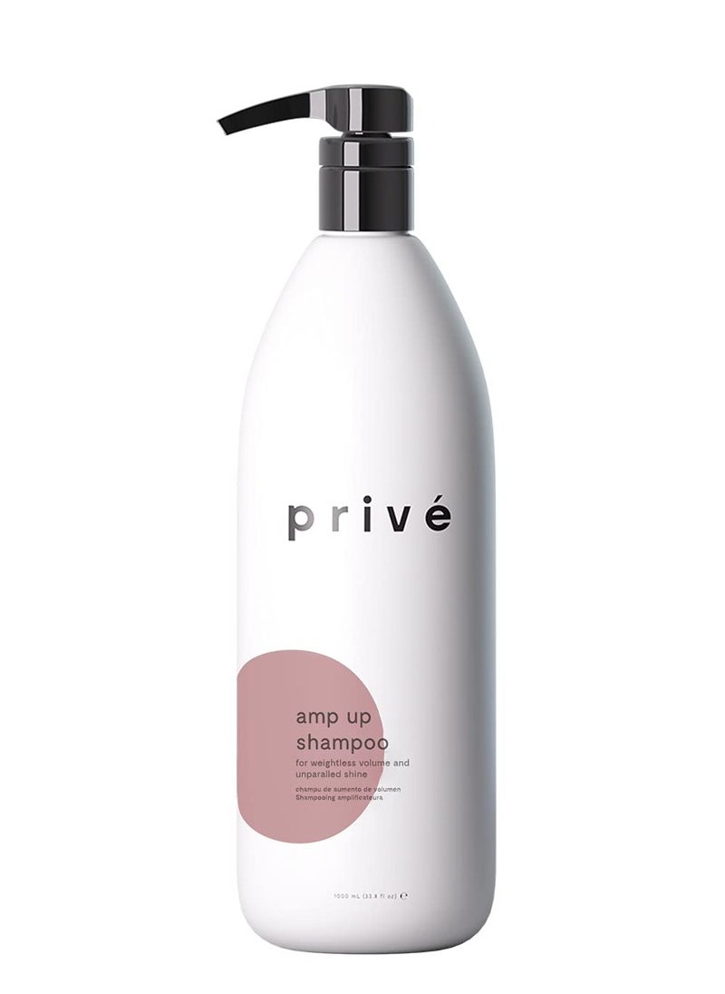 Prive Amp Up Shampoo Volumizing Fine And Thin Hair 33.8oz
