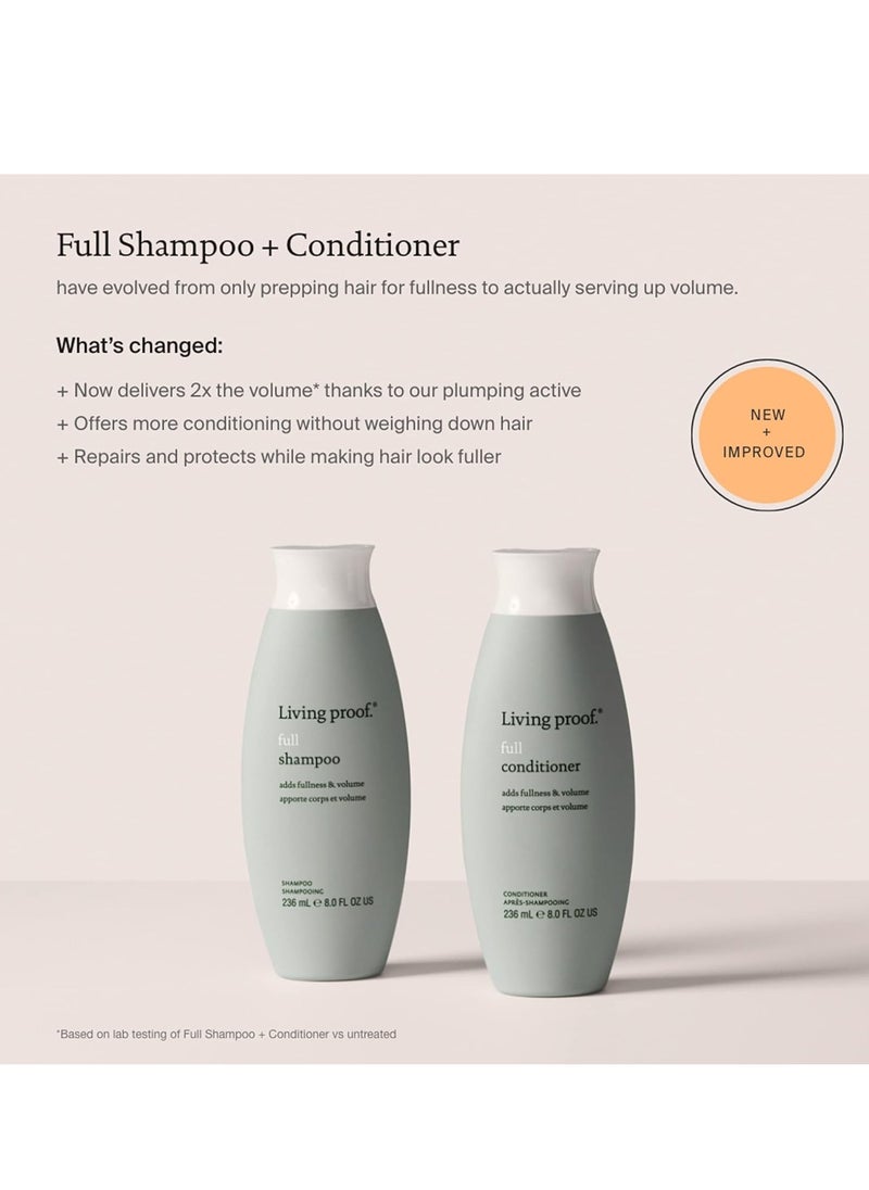 Living Proof Full Shampoo, Volumizing Shampoo for Thin Hair, Paraben & Silicone Free, Safe for Color Treated Hair