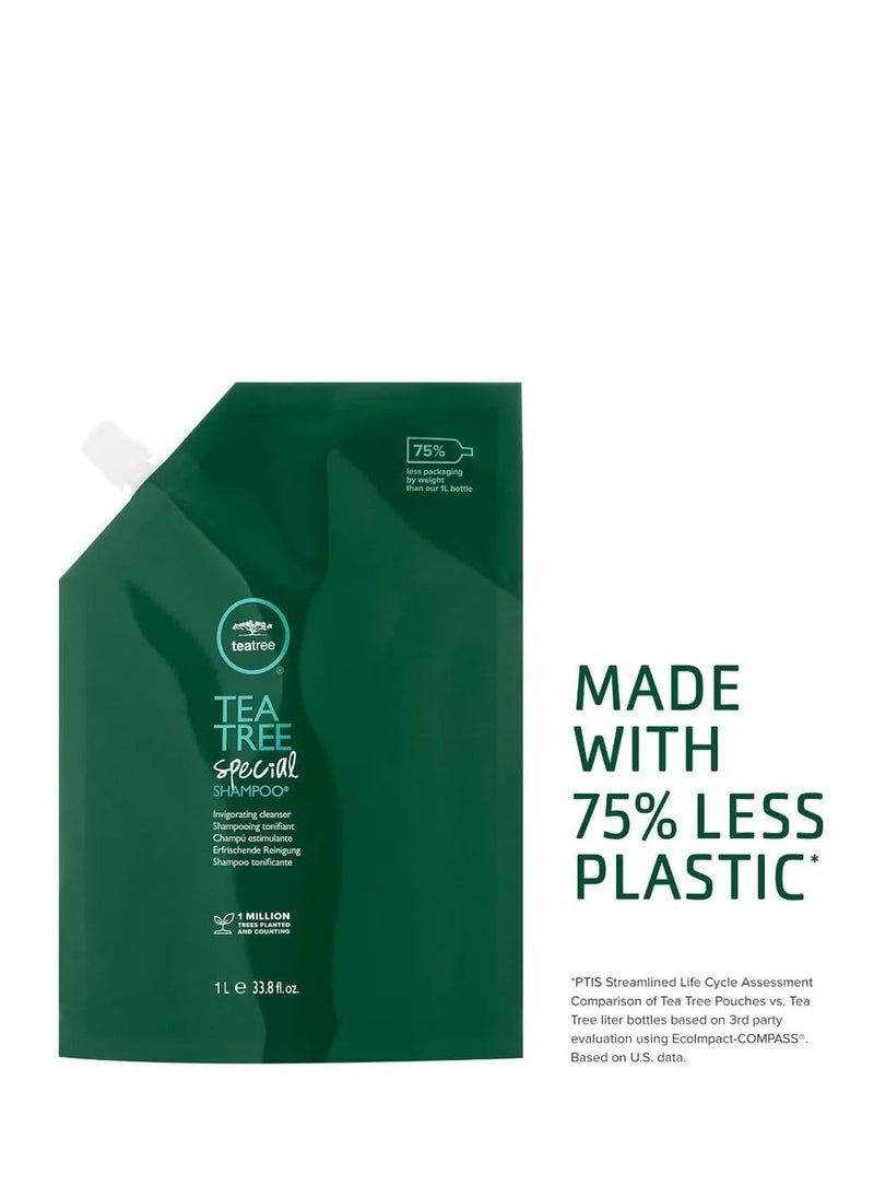 Tea Tree Special Shampoo, Deep Cleans, Refreshes Scalp, Especially Oily Hair, For All Hair Types