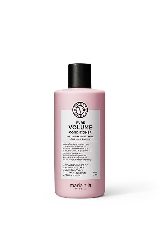 Maria Nila Pure Volume, Vitamin B5 Gives Volume to Thin & Fine Hair, 100% Vegan & Sulfate/Paraben free