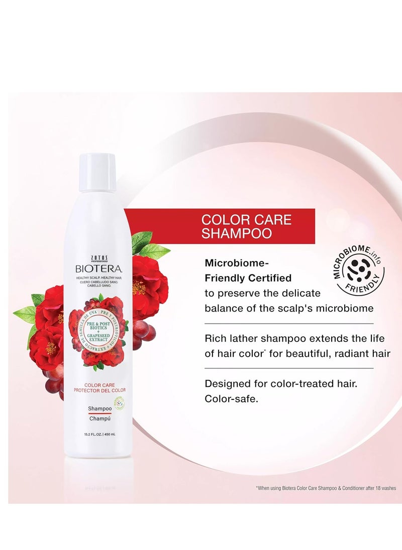Biotera Color Care Shampoo | Extends & Maintains Color-Treated Hair | Microbiome Friendly | Vegan & Animal Test Free | Paraben Free | Color-Safe