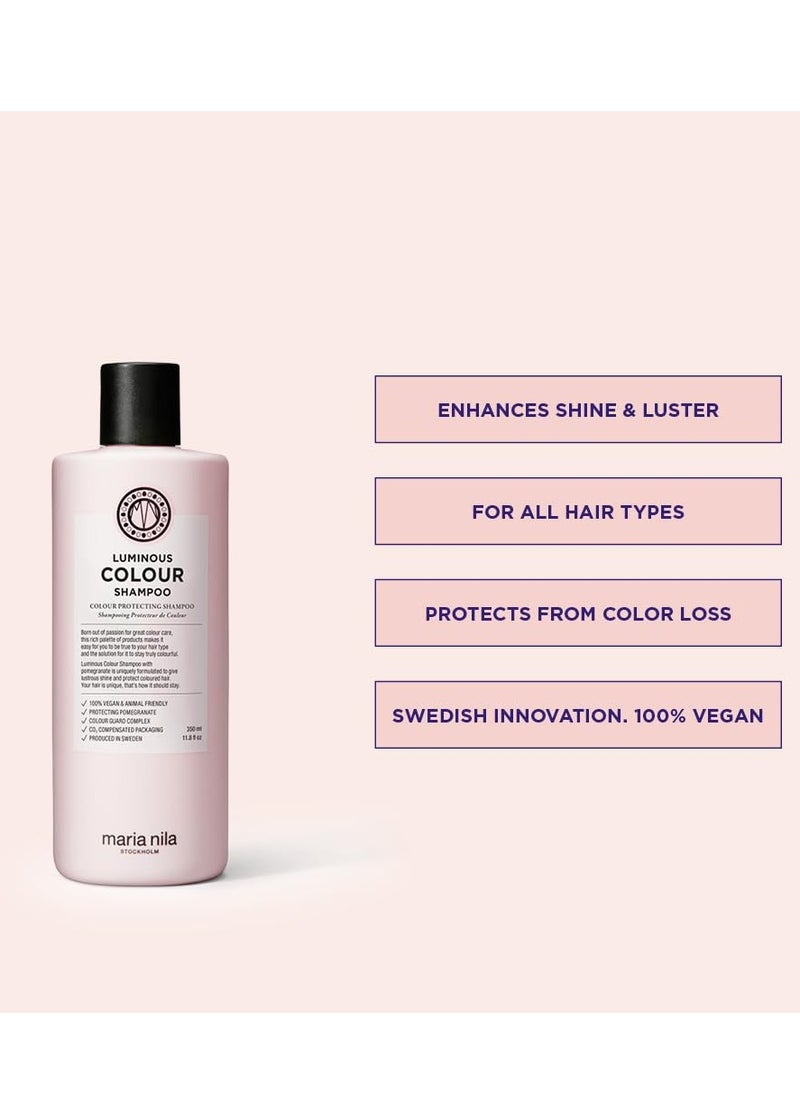 Maria Nila Luminous Colour, Reduces Colour Loss from Washing, Pomegranate Counteracts Dehydration, 100% Vegan & Sulfate/Paraben free