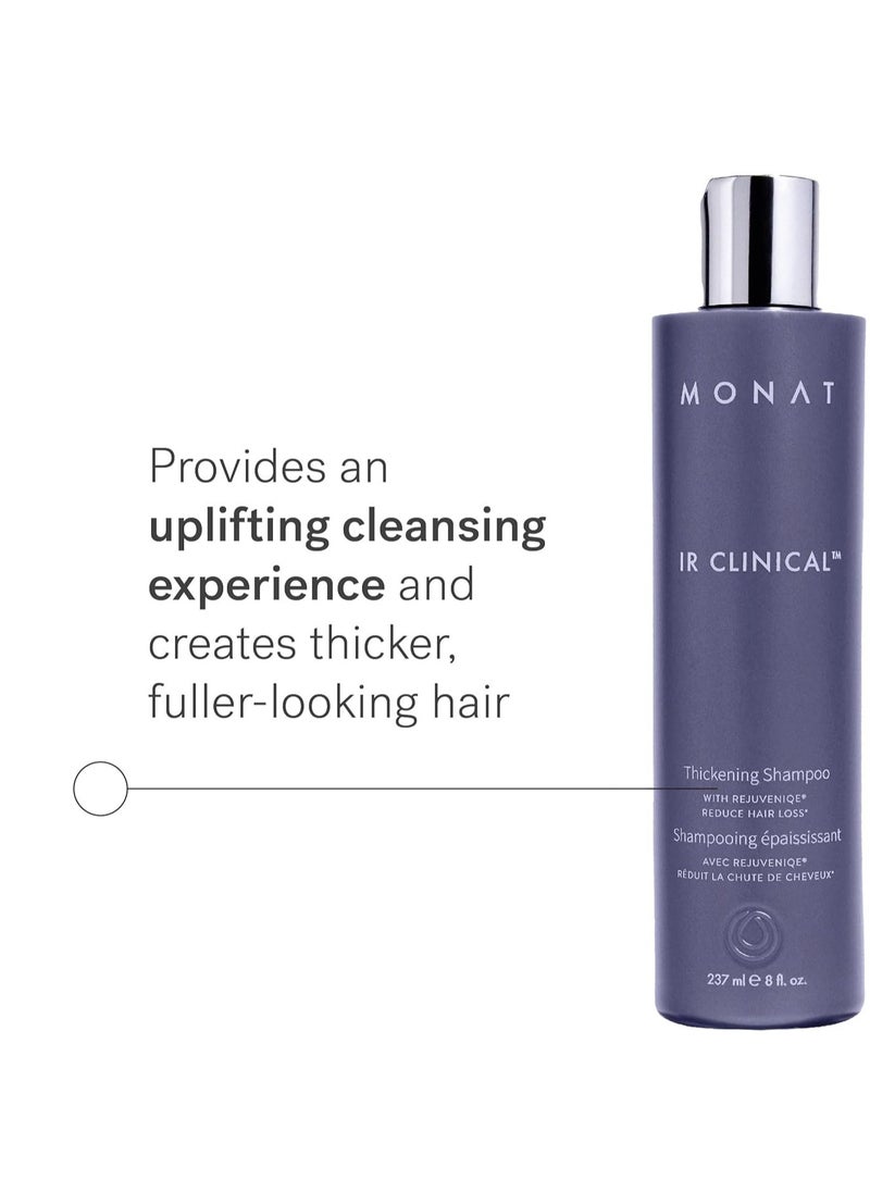 MONAT IR Clinical Thickening Shampoo – Hair Volumizing Shampoo for Dense Thick Hair – Thickening Shampoo Crafted from Powerful Blend of Natural Ingredients – With Rosemary & Mint And Pea Extract