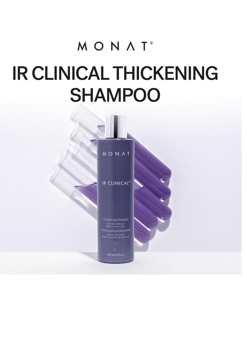 MONAT IR Clinical Thickening Shampoo – Hair Volumizing Shampoo for Dense Thick Hair – Thickening Shampoo Crafted from Powerful Blend of Natural Ingredients – With Rosemary & Mint And Pea Extract