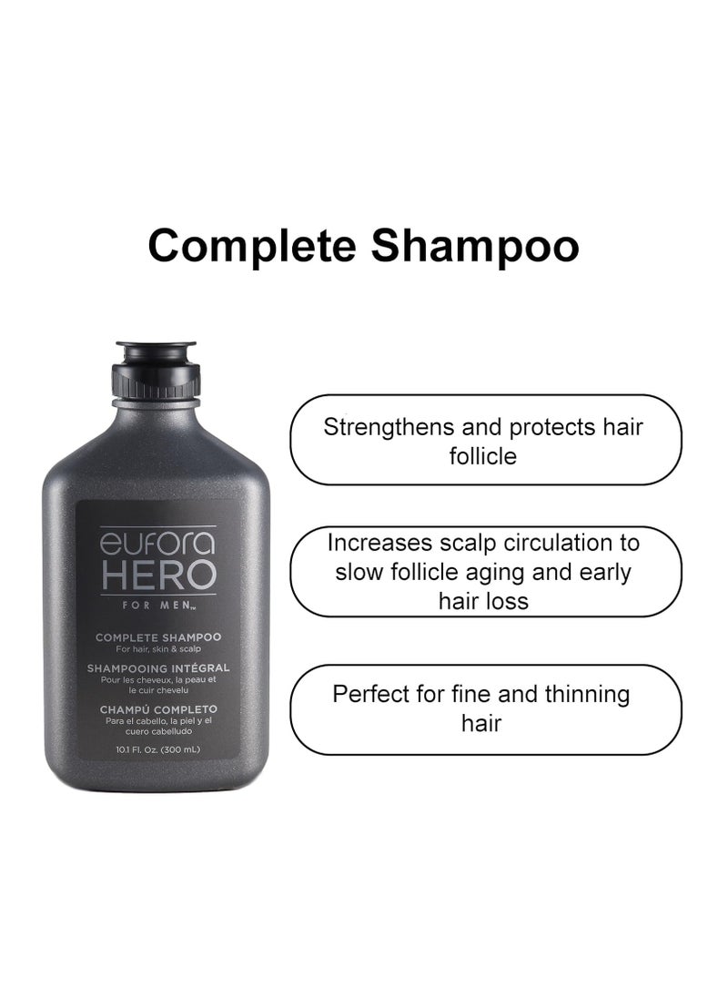 Eufora Hero for Men Complete Shampoo 10.1 Oz