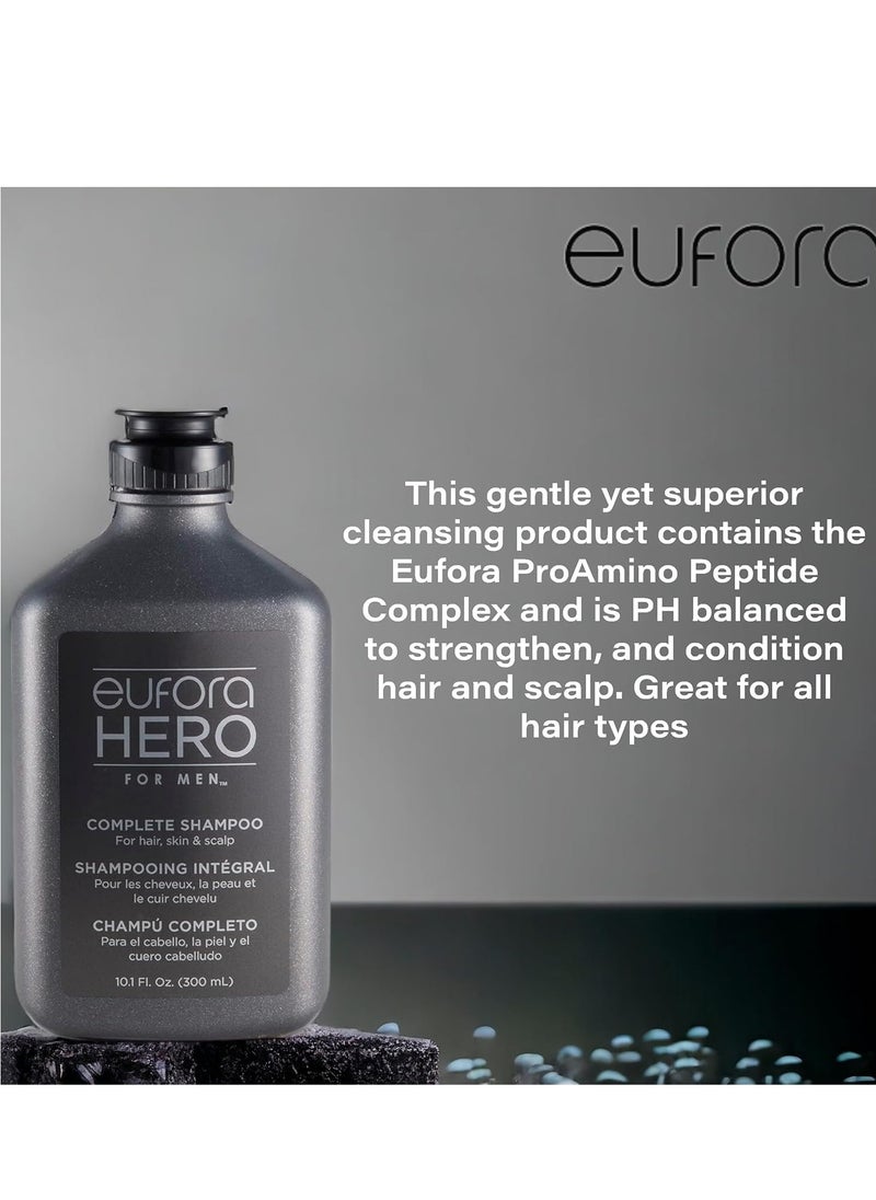 Eufora Hero for Men Complete Shampoo 10.1 Oz
