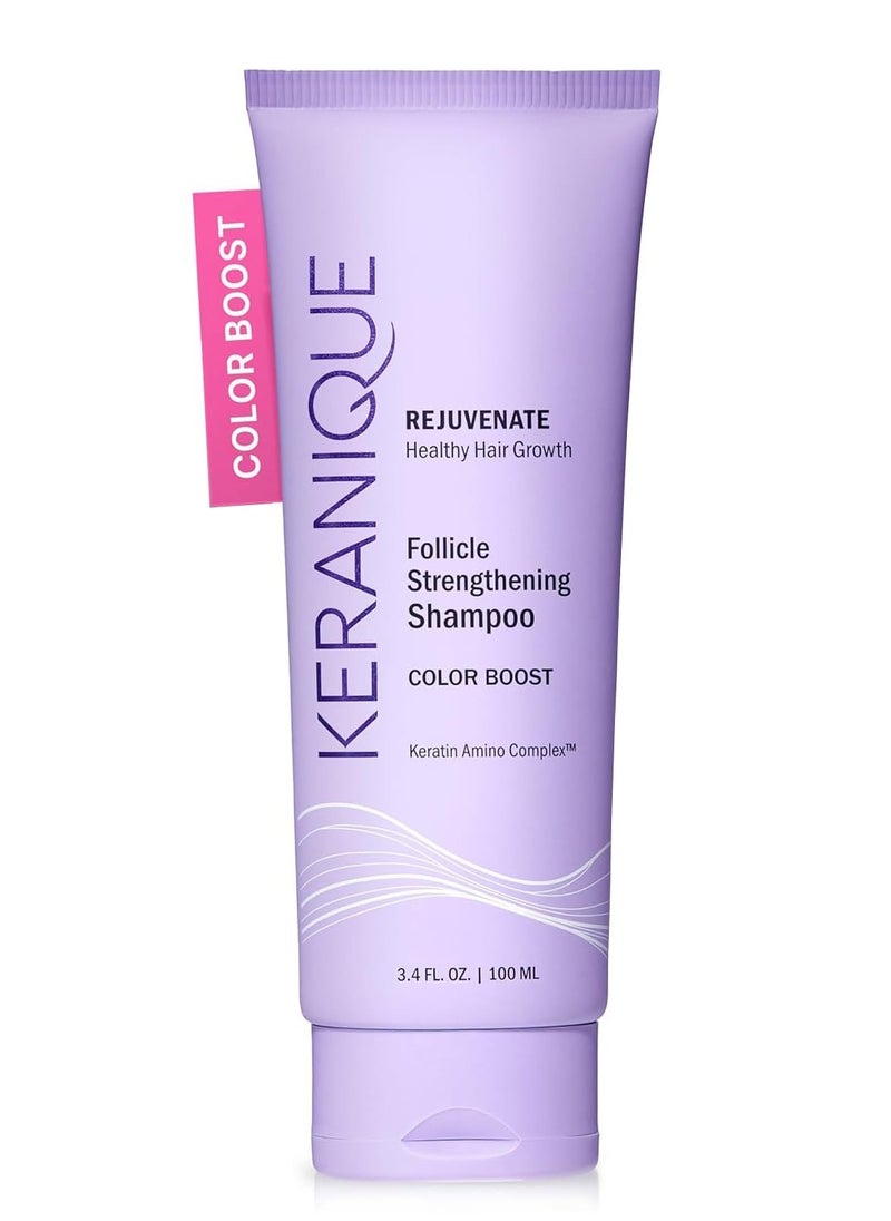 Keranique Shampoo for Color Treated Hair - Protect & Extend Color, Sulfate Free Shampoo for Colored Hair - Moisturizing Colorsafe Shampoo for Women - UV Protection, Best for Dry, Thinning, Fine Hair